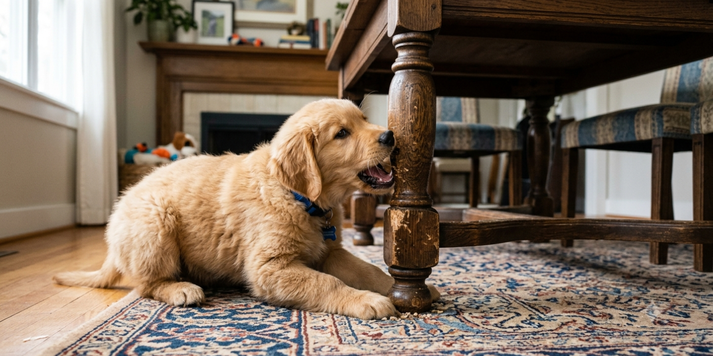 Chiot qui mordille : que faire ?