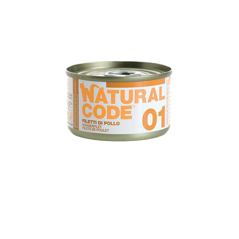 Pâtée pour chats - Natural Code (Filets de poulet)