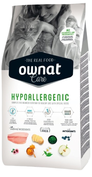 Croquettes OWNAT - Hypoallergénique Chat