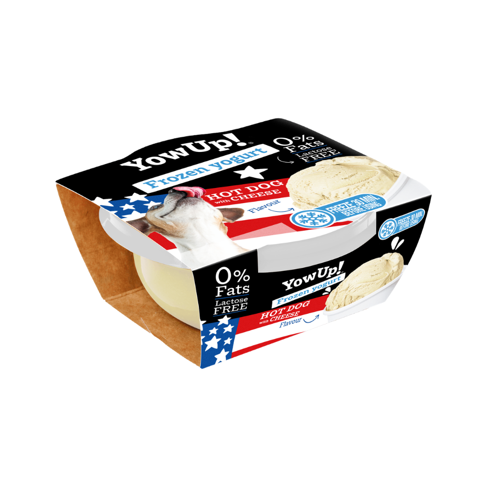 Glace pour chien et chat - Hot Dog et Fromage - Yow Up