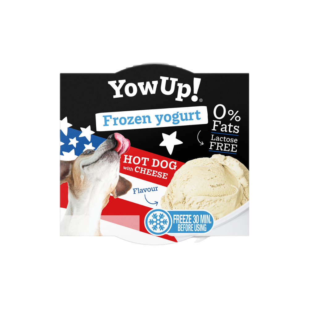 Glace pour chien et chat - Hot Dog et Fromage - Yow Up