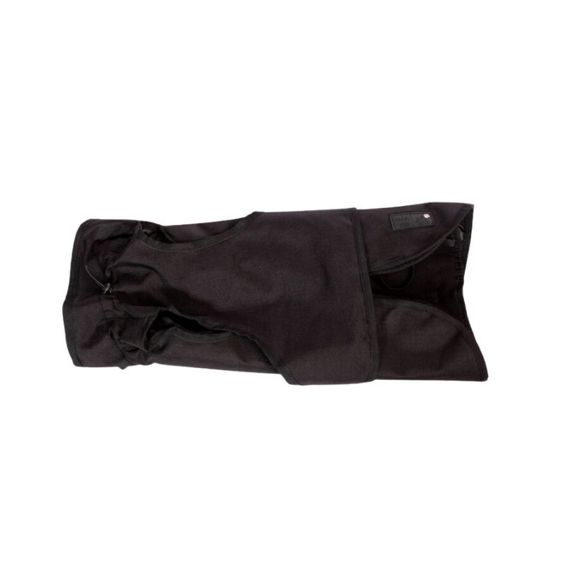 Manteau pour chien vu d'en-dessous