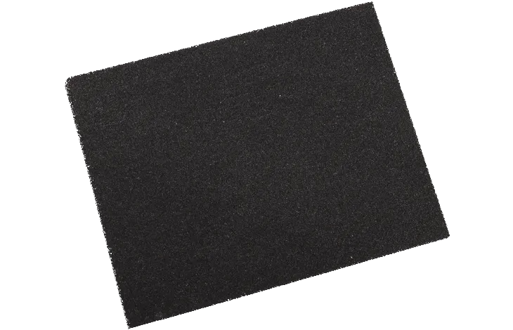 Filtre de charbon pour litière