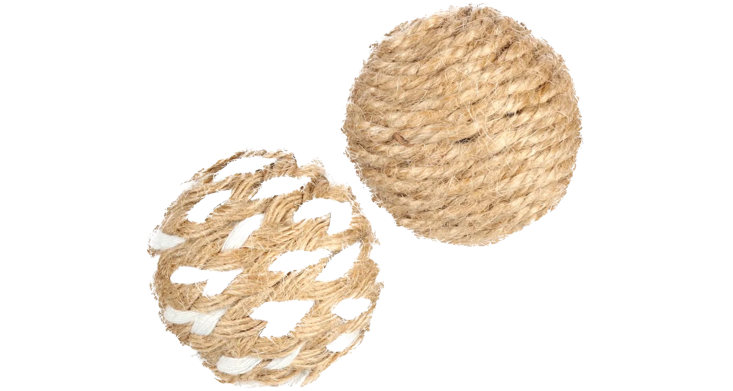 Balle en corde de chanvre
