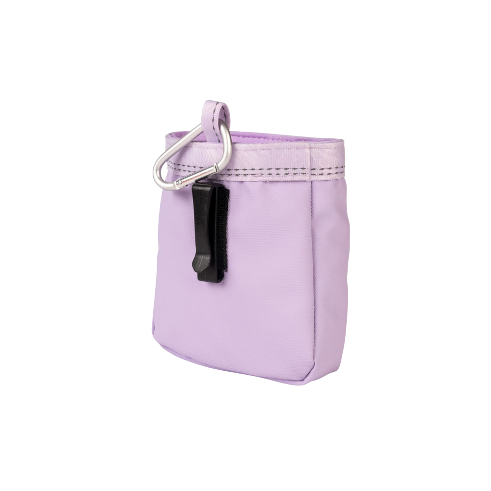 Arrière de la pochette à friandises de la marque Max & Molly, gamme Matrix 2.0 couleur Lavande