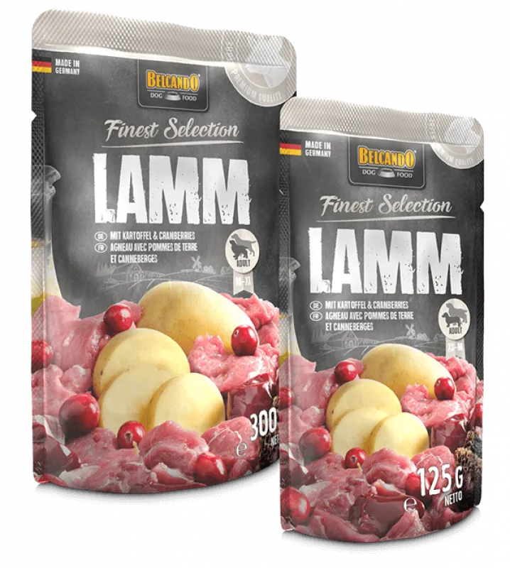 Sachet Fraicheur - Belcando saveur Agneau, pommes de terre avec canneberges