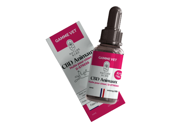 Huile de CBD pour chiens - D-Stress