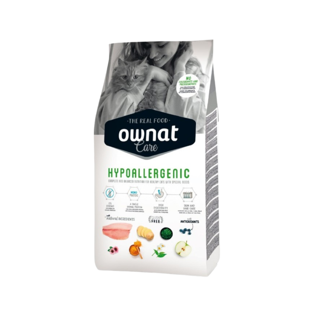 croquettes hypoallergéniques pour chat