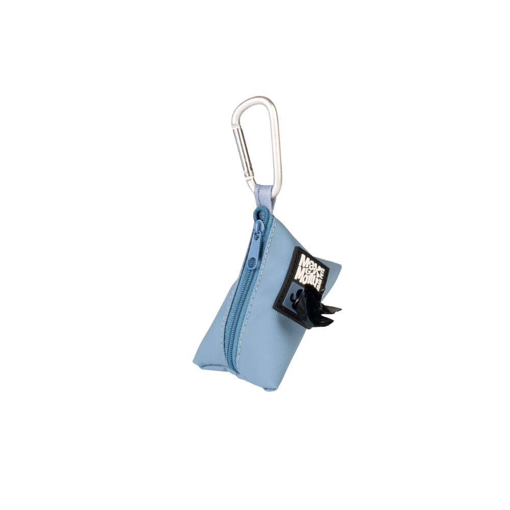 Distributeur de sac à déjection pour chien de la marque Max & Molly, gamme Matrix 2.0 couleur Océan