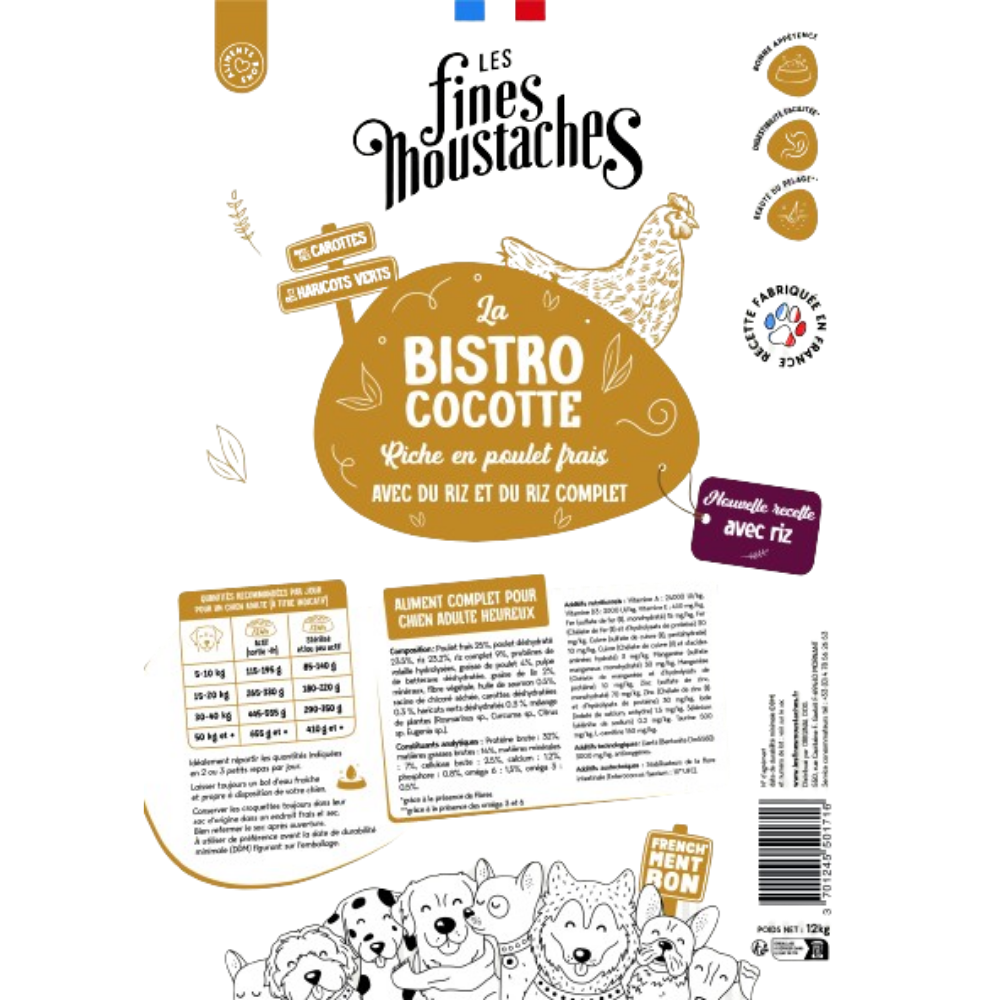 Croquettes Les Fines Moustaches - La Bistrococotte avec riz