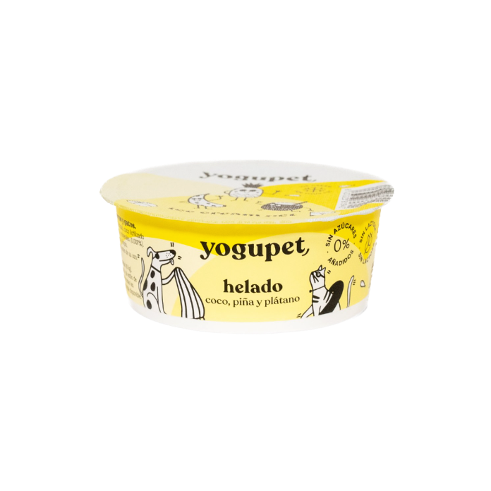 Glace pour chien Banane Ananas et noix de coco - smoothie dog
