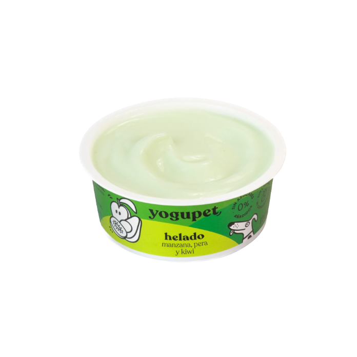 Glace pour chien et chat - pomme poire et kiwi - smoothie Dog - ouvert