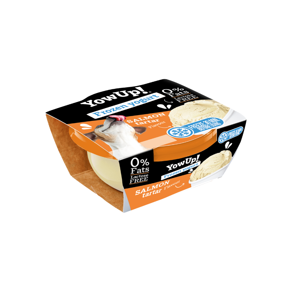 Glace pour chien et chat au tartare de saumon Yowup