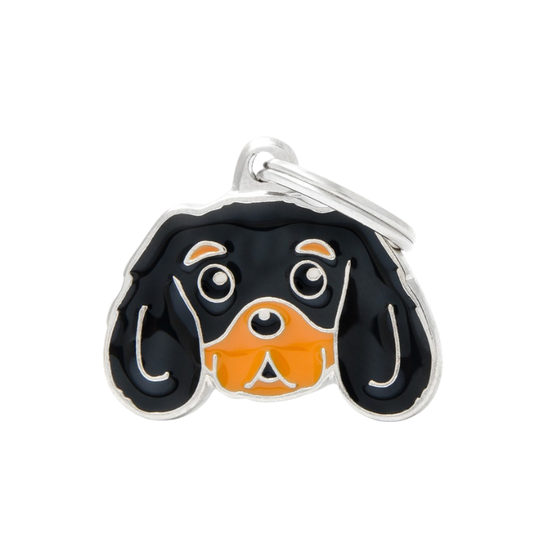Médaille pour chien forme Cavalier King Charles