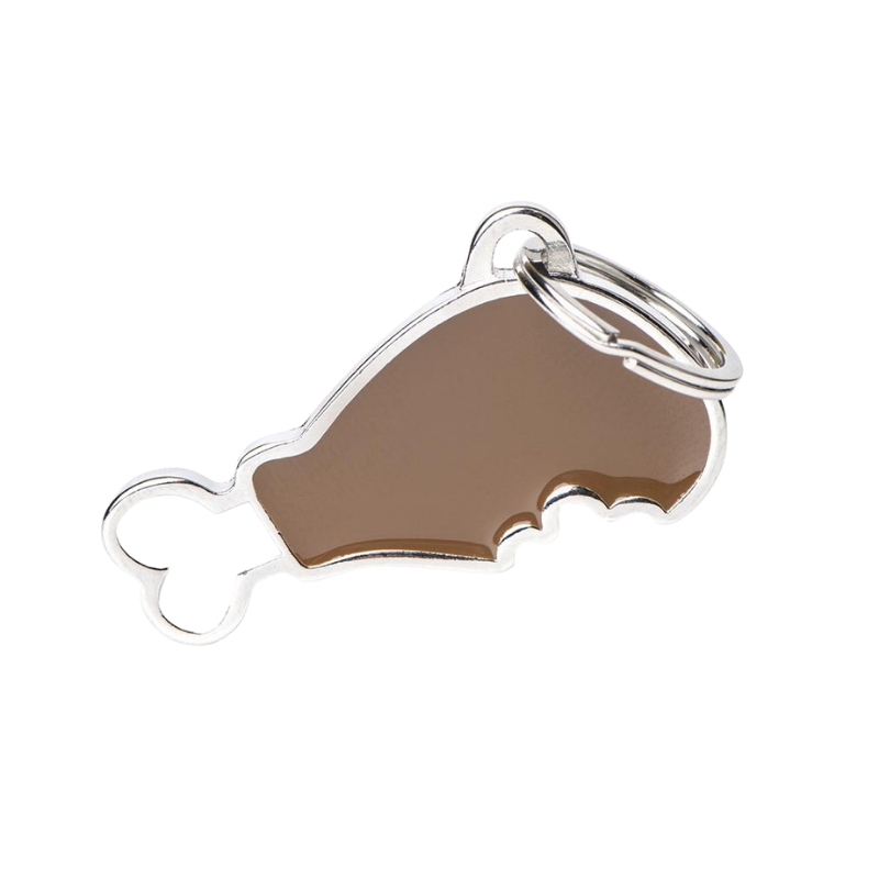 Médaille pour chien forme Cuisse de poulet