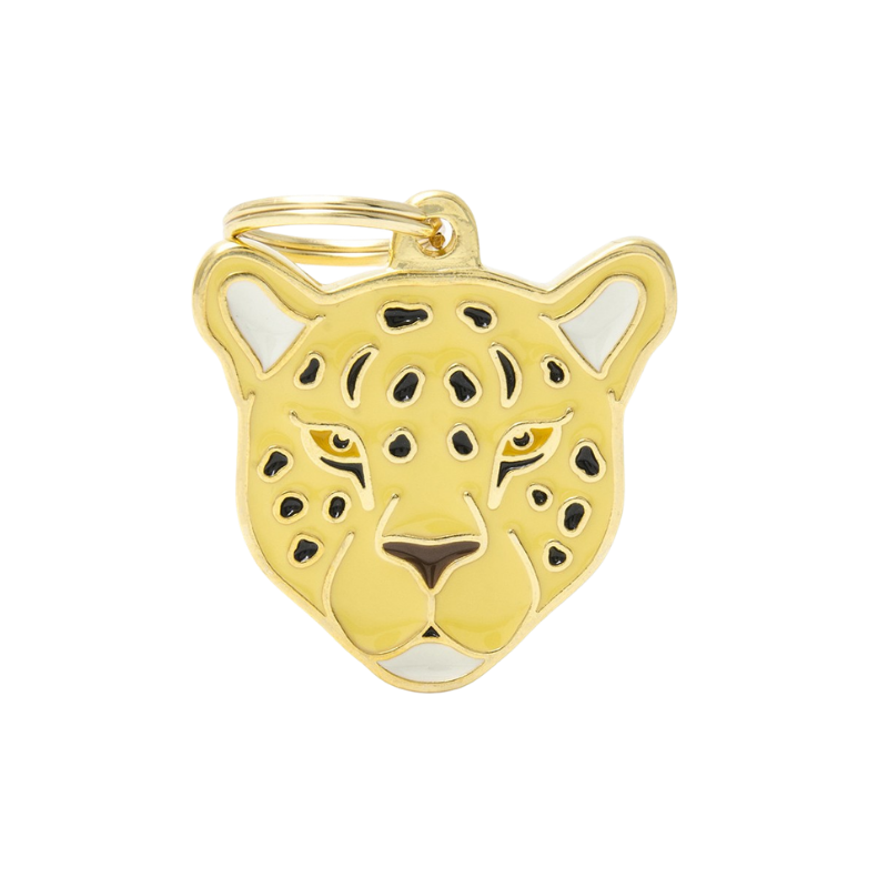 Médaille pour chien forme Léopard