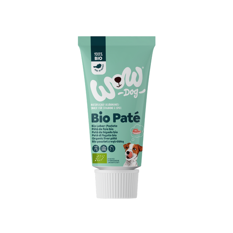 Pâté de foie BIO pour chien - Poulet - WOW