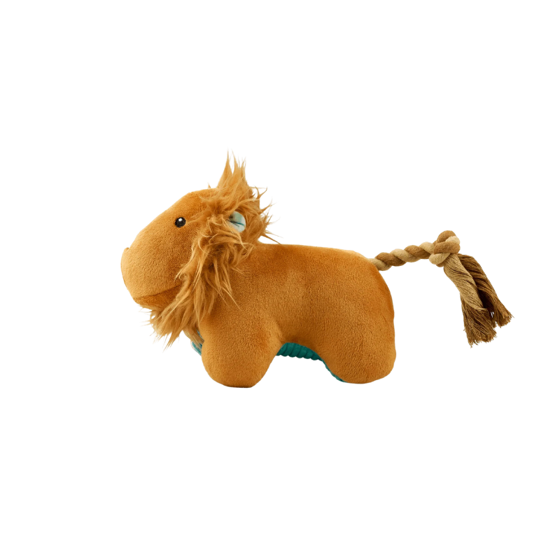 Peluche pour chien George le Lion de profil