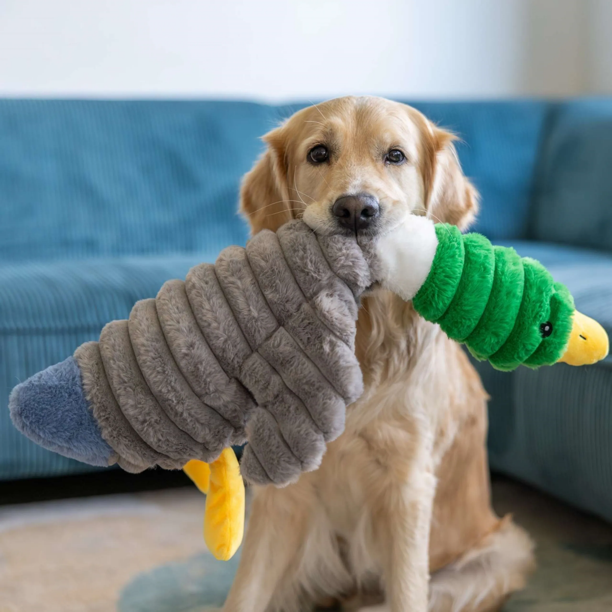 Peluche 91cm pour chien canard