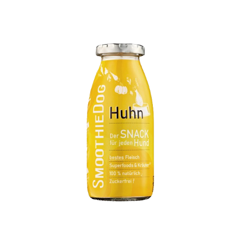 Smoothie pour chien au poulet
