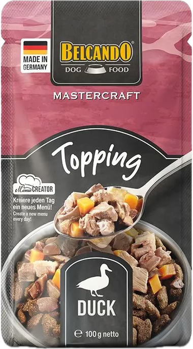 Topping au canard pour chien de la marque Belcando