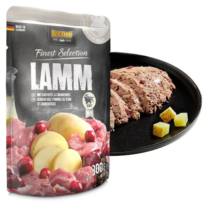 Sachet Fraicheur - Belcando saveur Agneau, pommes de terre avec canneberges