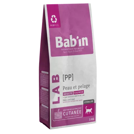 Croquettes Bab'in - LAB Chat Adulte Peau & Pelage