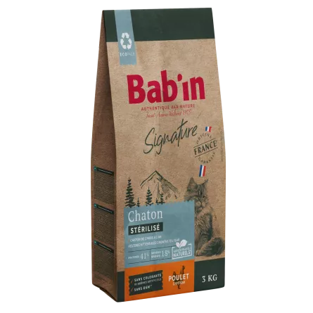 Croquettes Bab'in - Signature Chaton (Poulet)