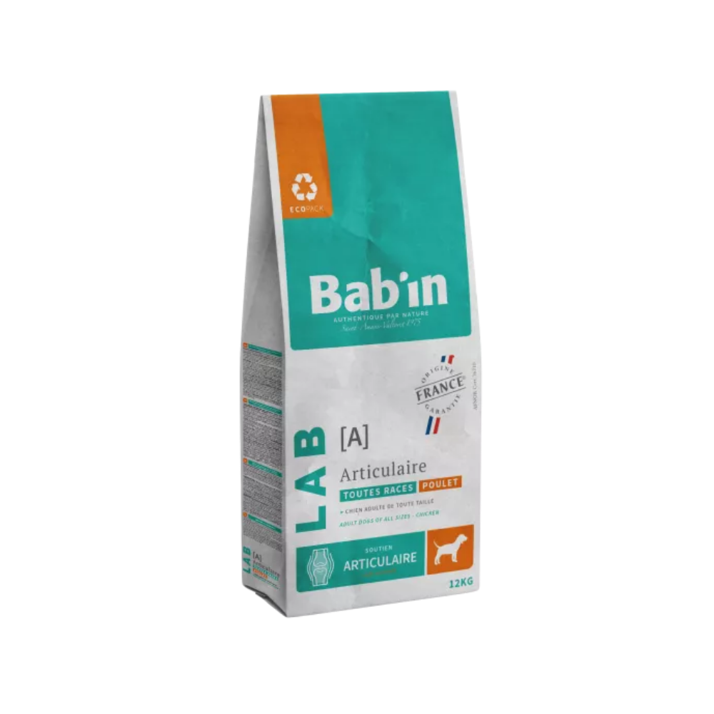 Sac de croquettes Bab'in LAB articulaire pour chien adulte