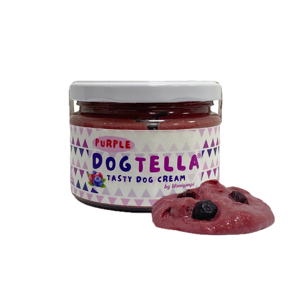 dogtella aux mûres nourriture pour chien à étaler