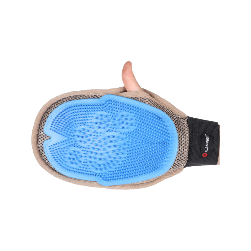 Gant de massage et brossage pour chien et chat - Weva