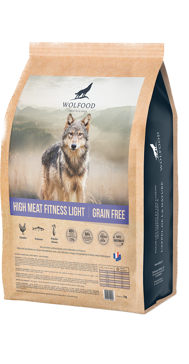 Croquettes Wolfood - High Meat Fitness Light