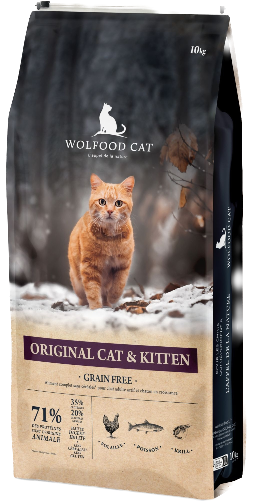 Croquettes Wolfood - Original Chat & Chaton