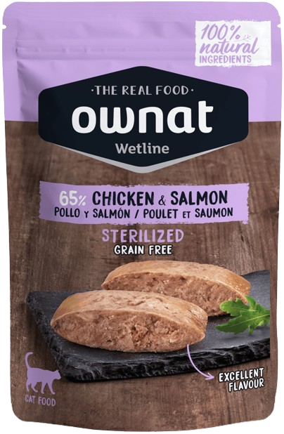 Sachet Fraîcheur Chat - Poulet & Saumon