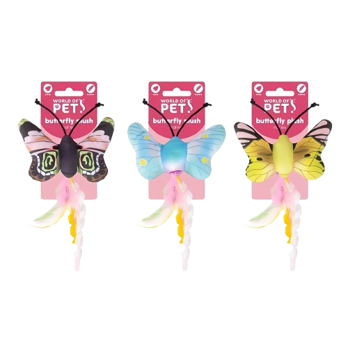 jouet papillon pour chat