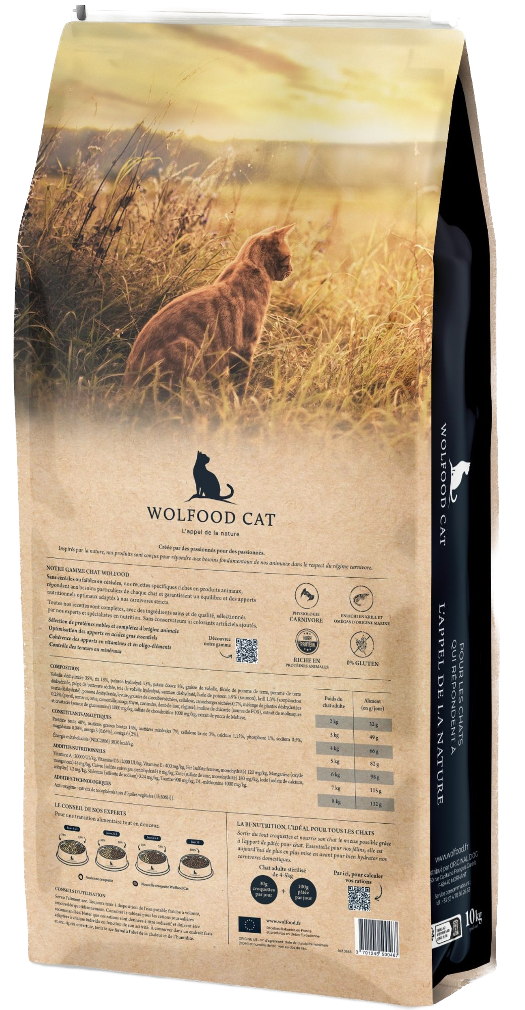 Croquettes Wolfood - Chat Sensible