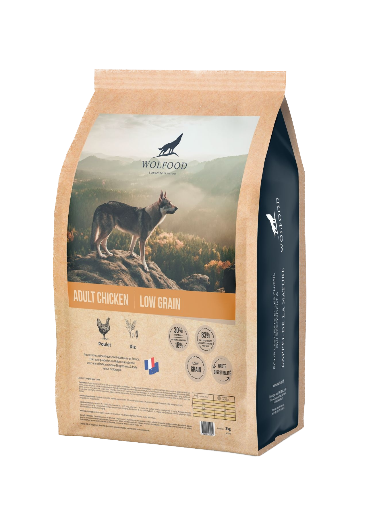 Croquettes Wolfood - Adult Chicken