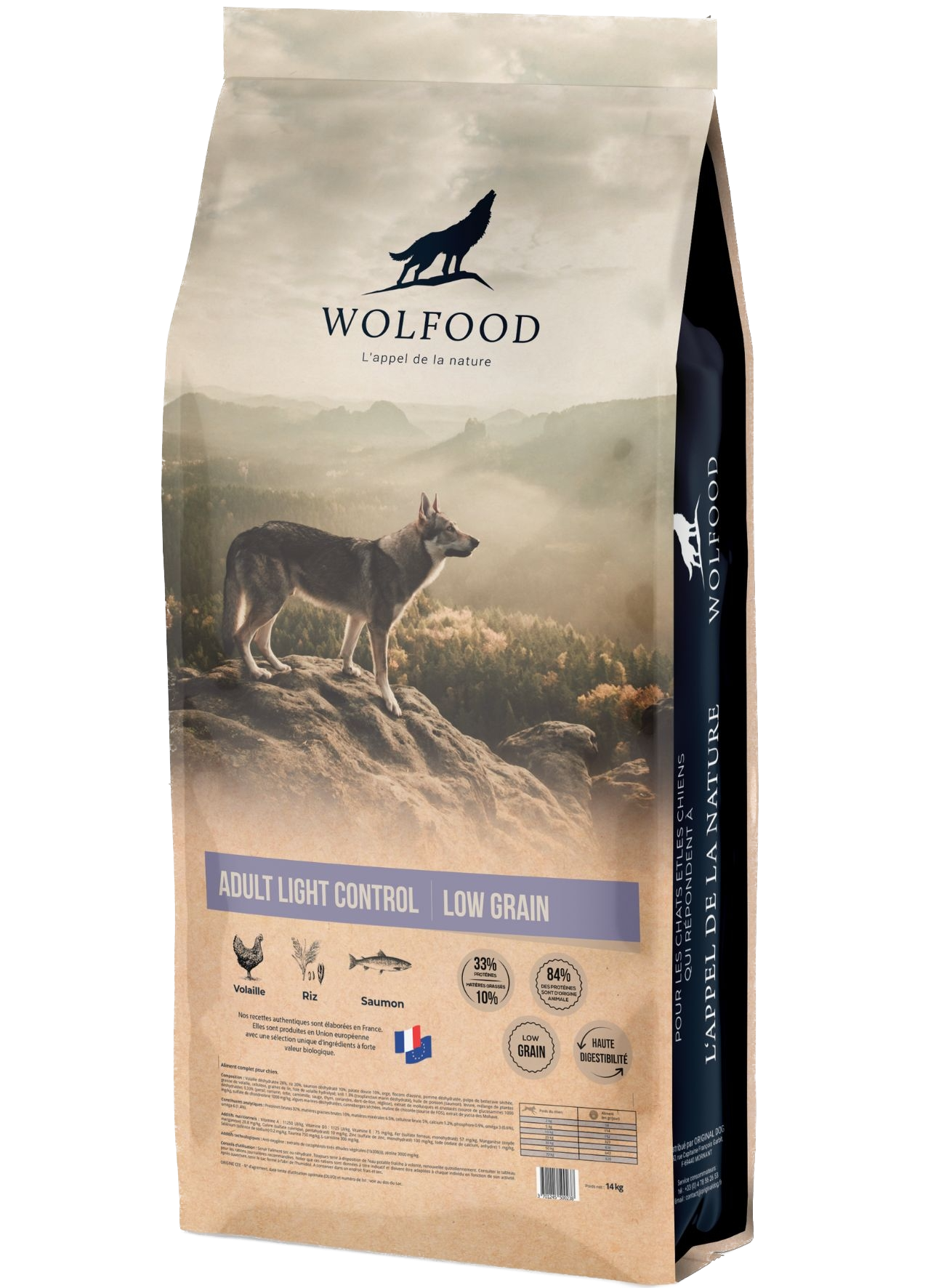 Croquettes Wolfood - Adult Light Control