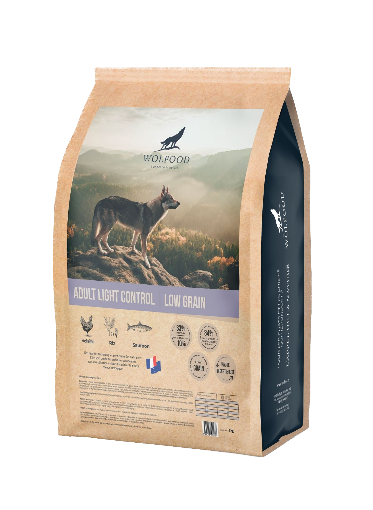 Croquettes Wolfood - Adult Light Control