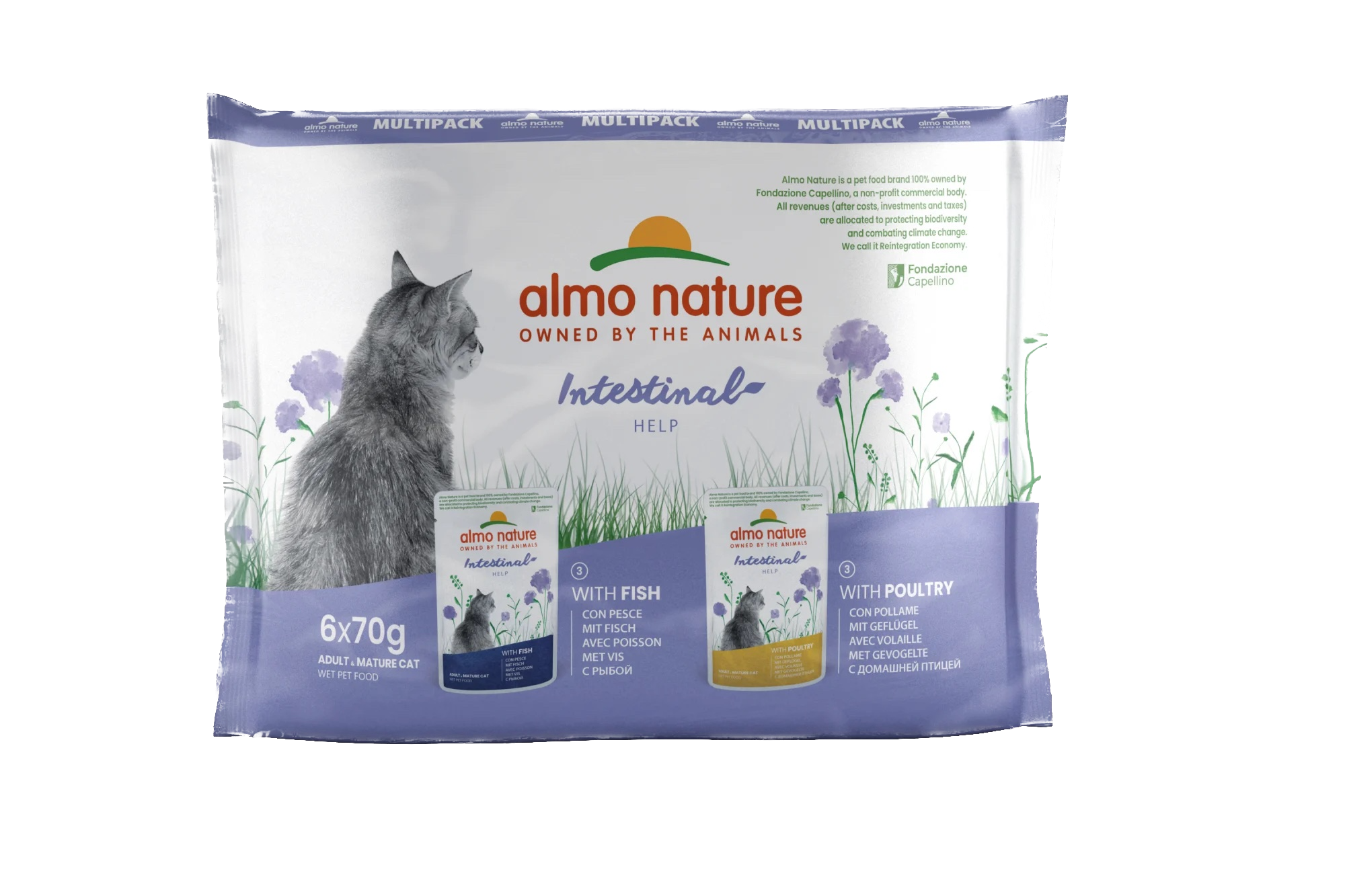 Pâtée pour chats - Almo Nature (Digestif) Multi