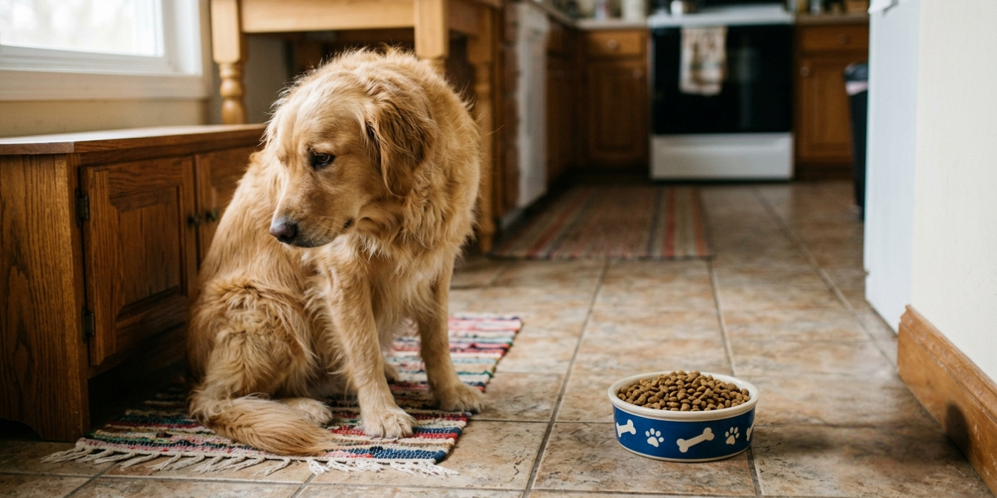Chien qui refuse de manger : que faire ?