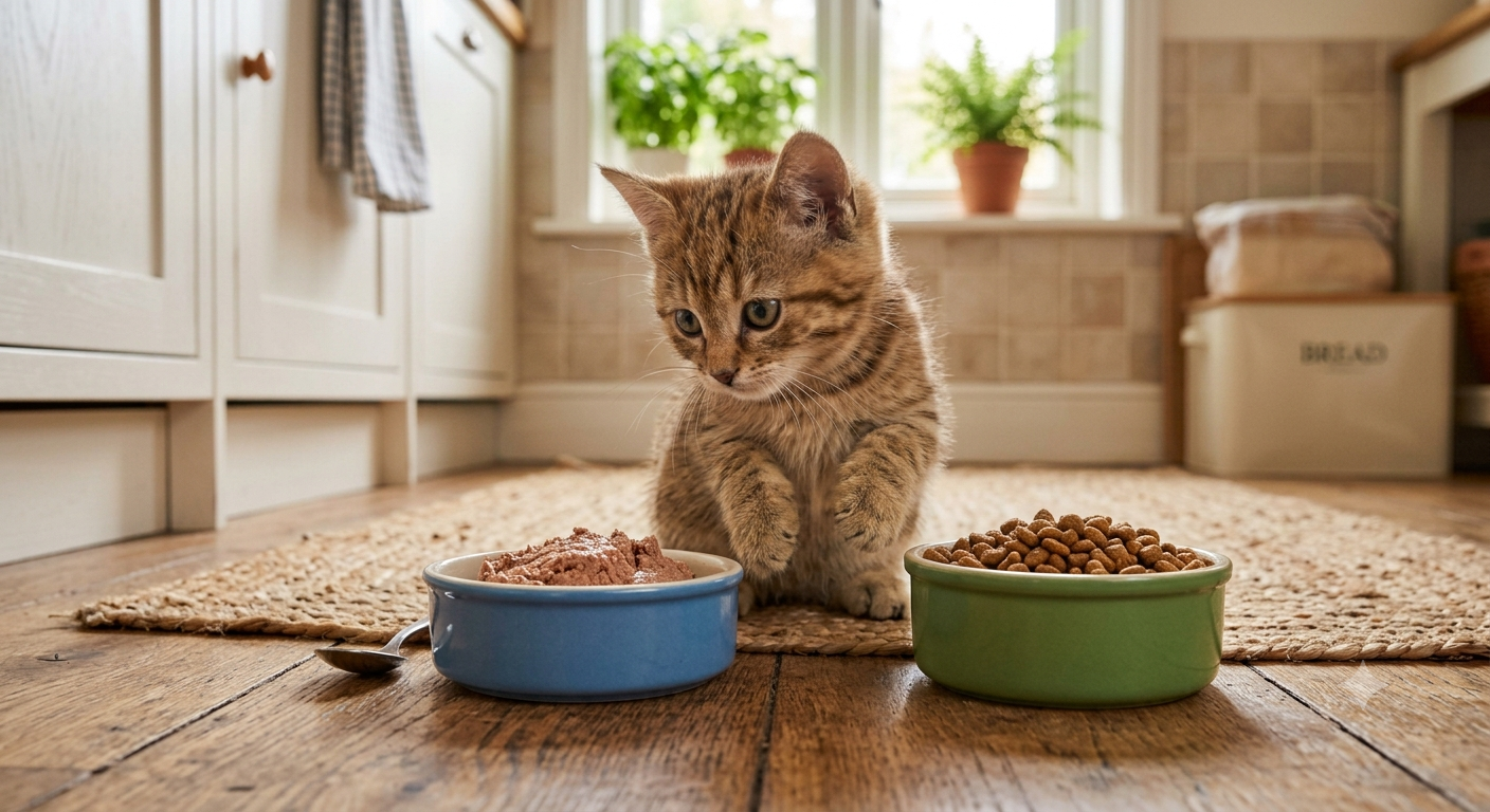 Alimentation chaton : que donner à manger et en quelle quantité ?