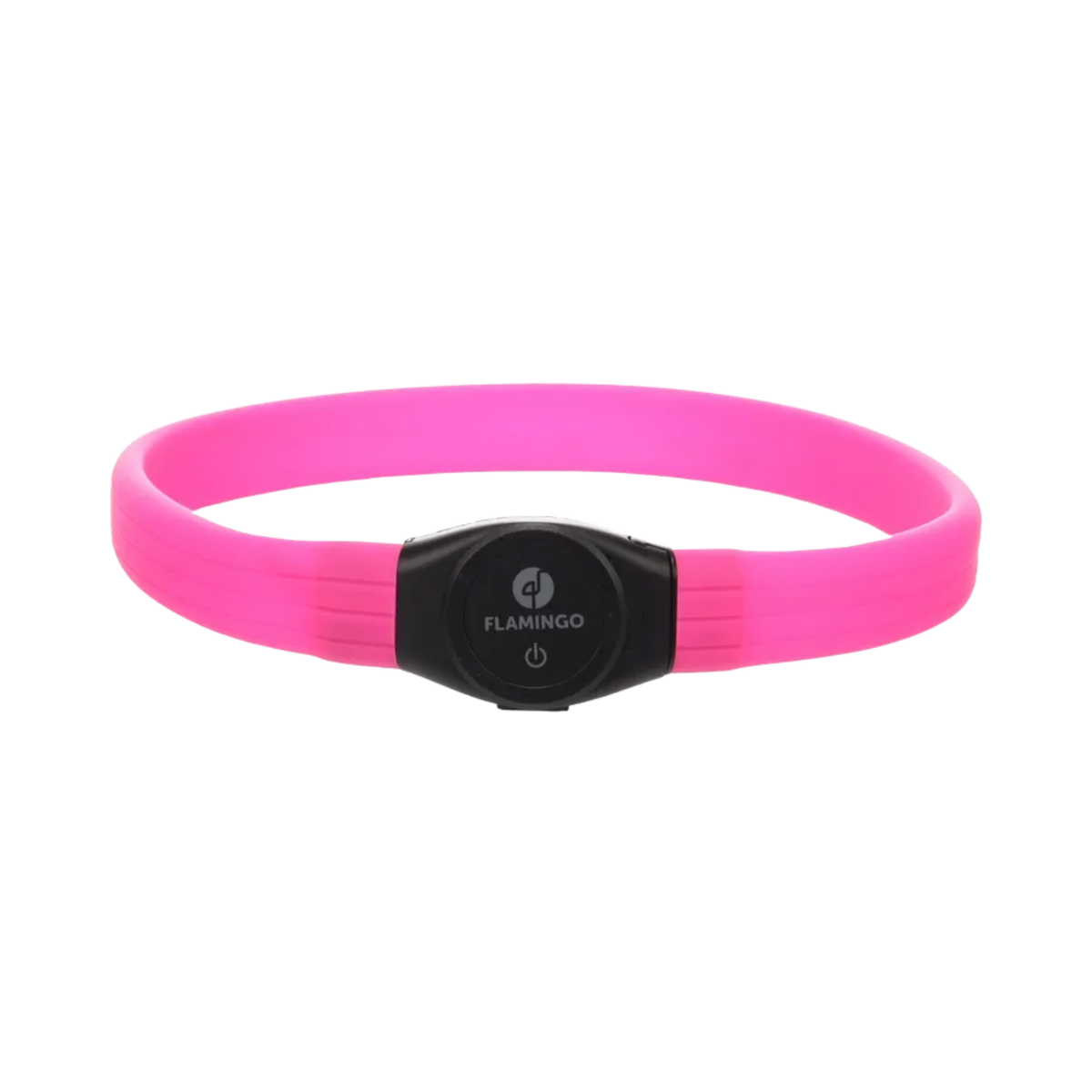 Collier lumineux pour chien - Rose