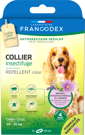 Collier insectifuge - chiens moyens