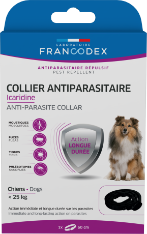 Collier antiparasitaire répulsif - chiens moyens