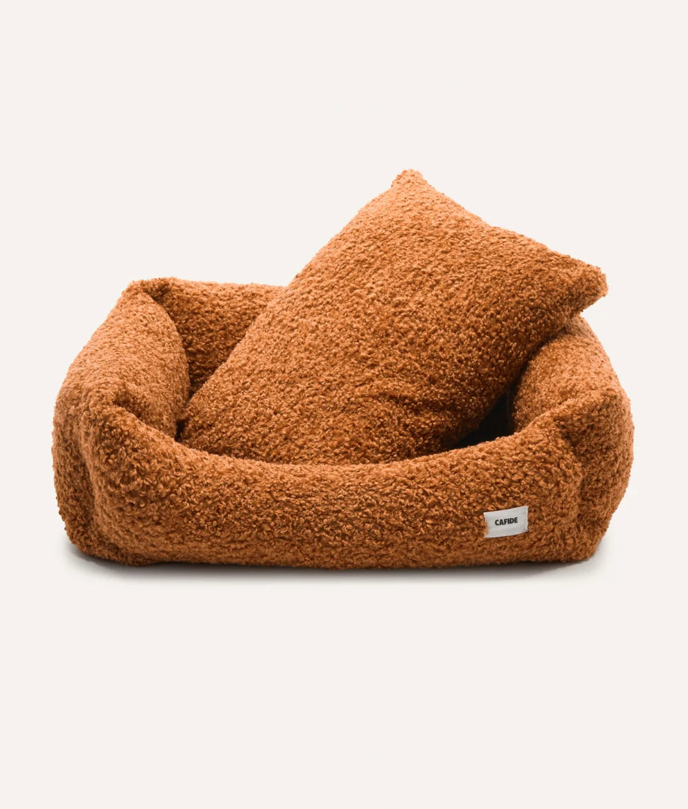 Panier pour chiens - snoozy moutarde