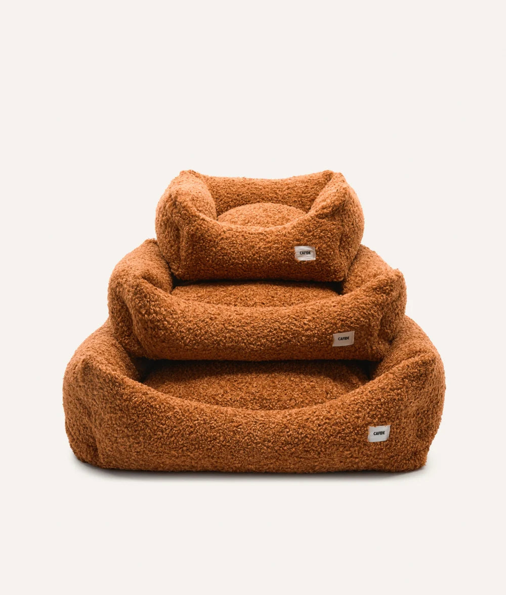 Panier pour chiens - snoozy moutarde