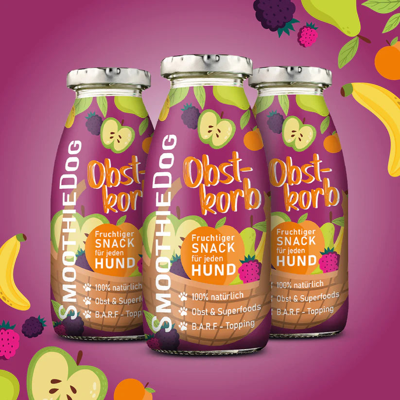 Smoothie pour chiens – Fruits – 250ml