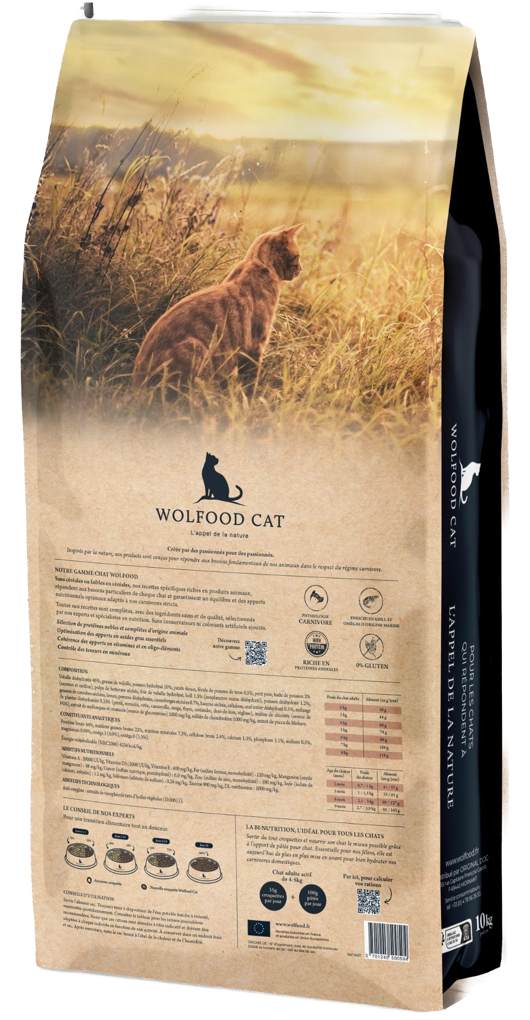 Croquettes Wolfood - High Meat Chat & Chaton