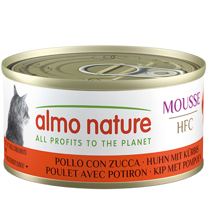 Mousse pour chats - Almo Nature (Poulet & Courge)